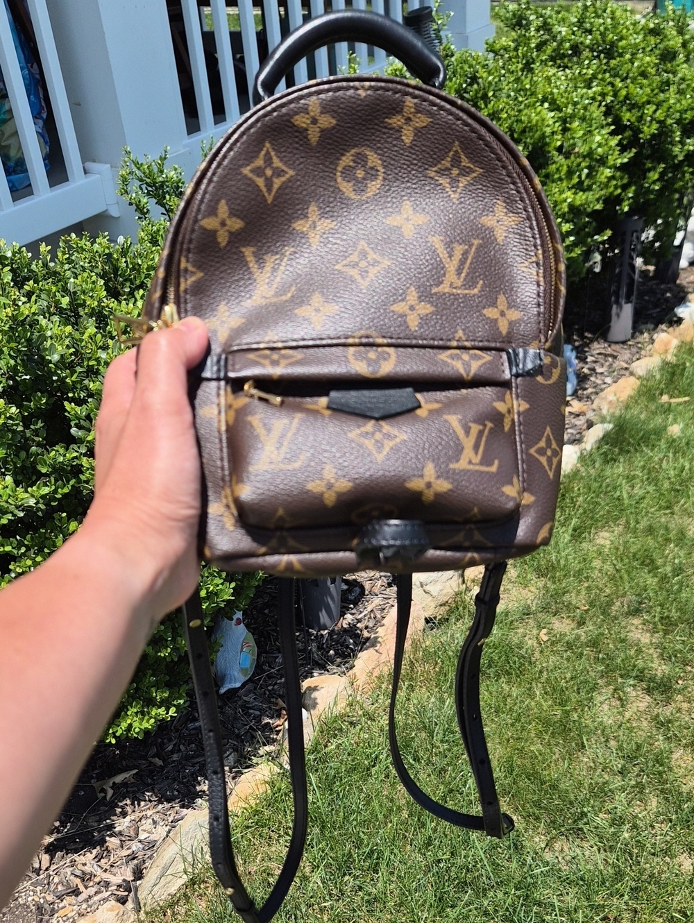 100% AUTHENTIC Louis Vuitton Monogram Mini Palm Spring